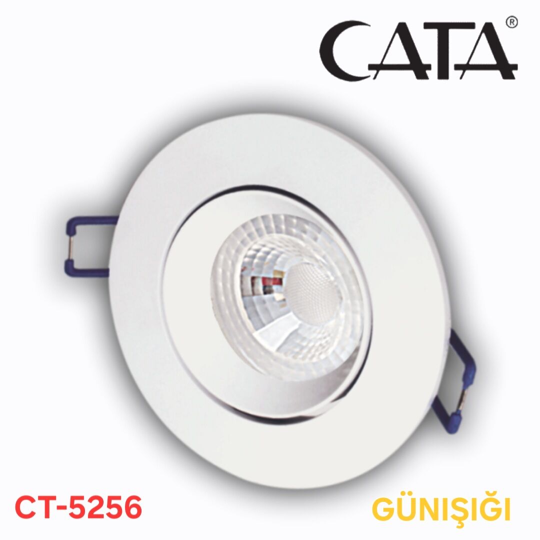 8W Safir LED Spot Beyaz Kasa (Günışığı