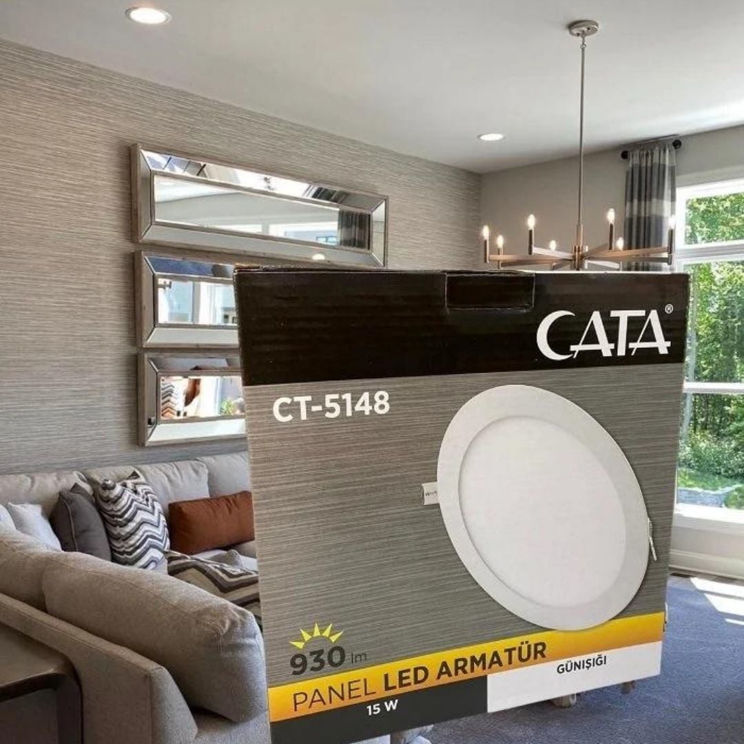 CATA 15W Slim Panel Beyaz Işık