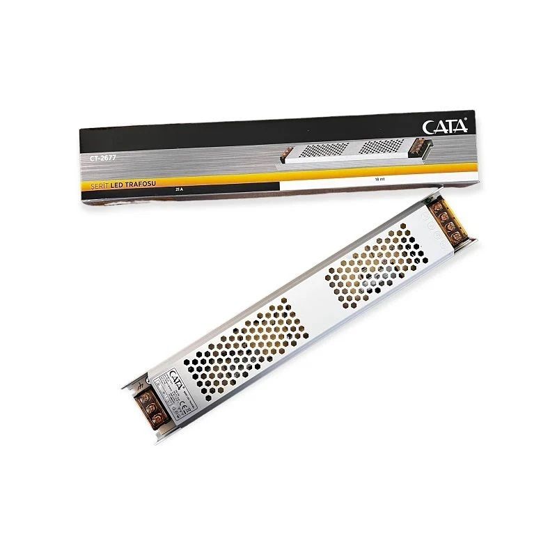 Cata 21 Amper Ultra Slim Şerit LED Trafosu (250 W