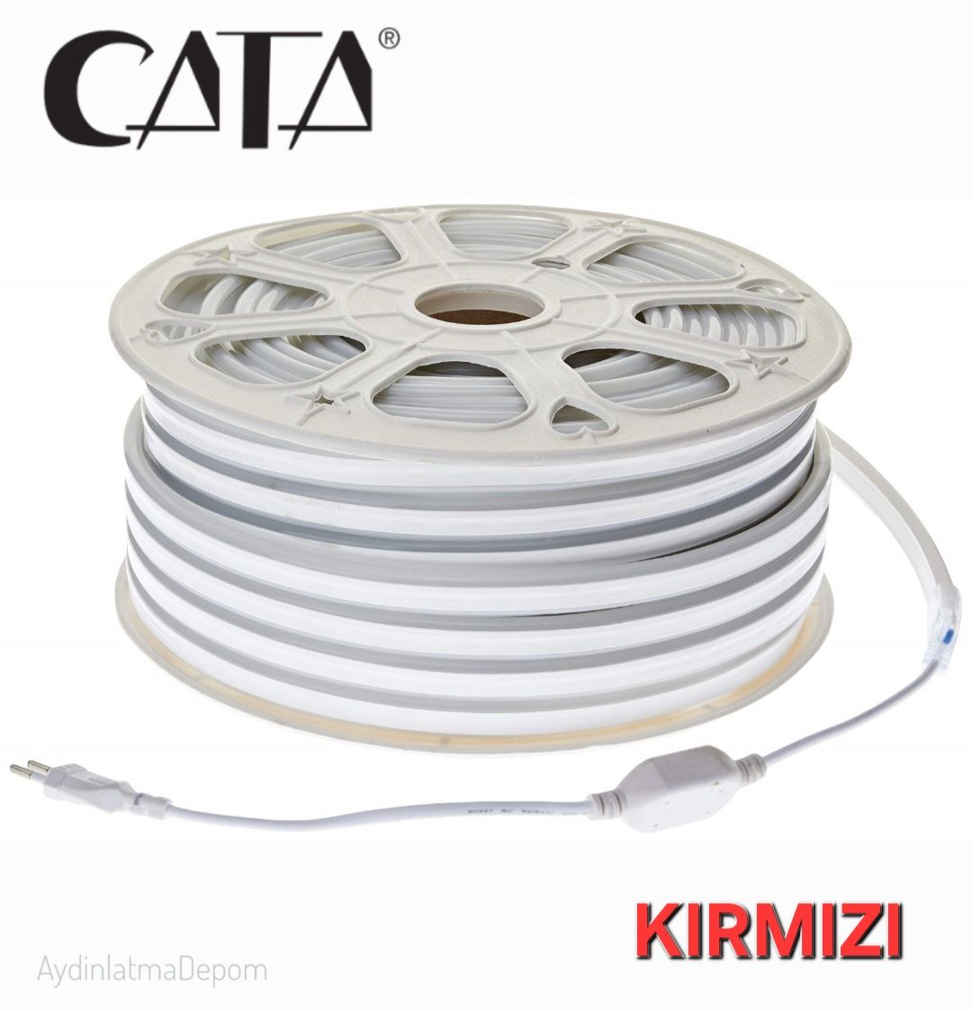Cata 220 Volt Neon LED Kırmızı (50 Metre