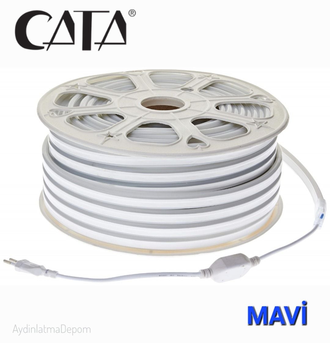 Cata 220 Volt Neon LED Mavi (50 Metre
