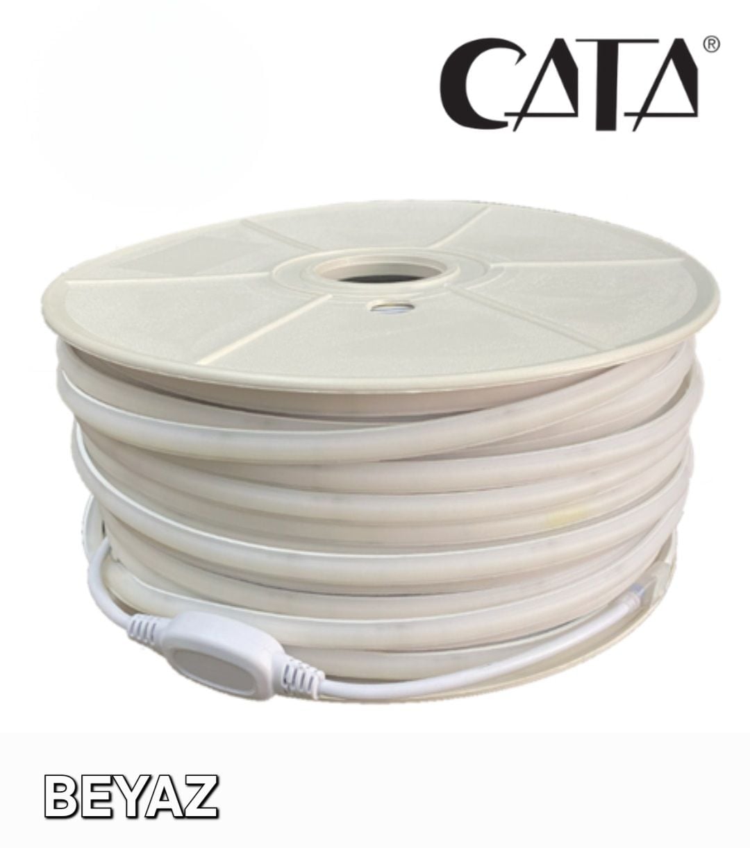 Cata 220V Cob Neon LED Beyaz Işık (100 METRE
