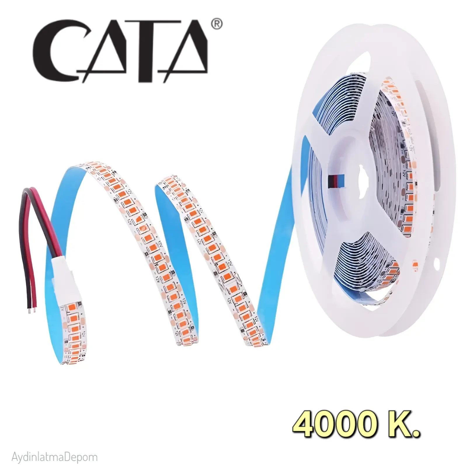 Cata 240 Çipli İç Mekan Şerit LED 4000 K (5 METRE