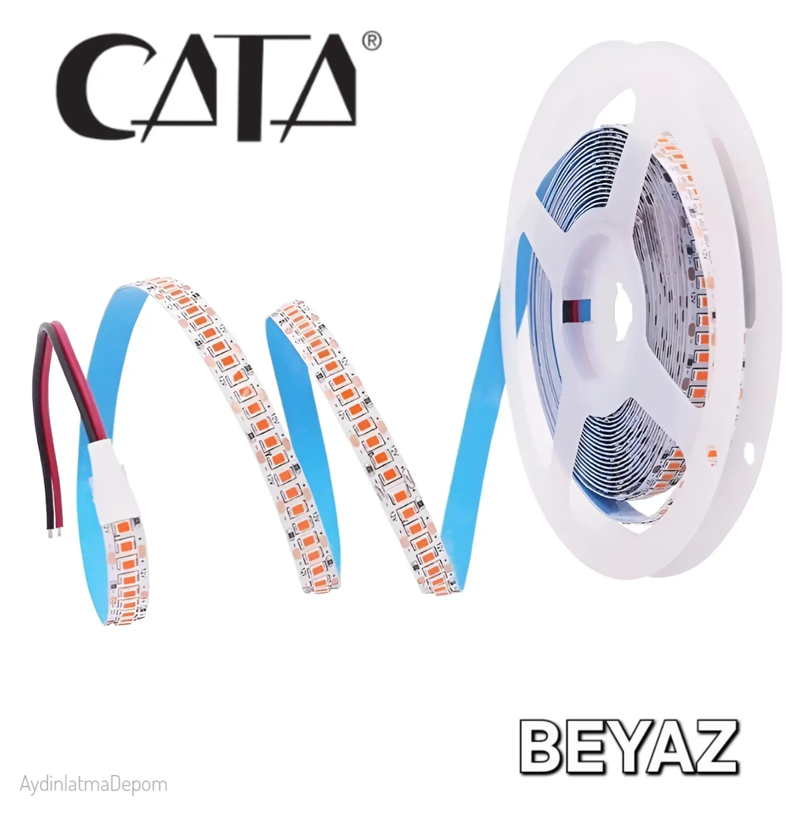 Cata 240 Çipli İç Mekan Şerit LED Beyaz Işık (5 METRE