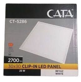 Cata 25W 30X30 Klipin LED Panel Sıva Altı (Beyaz