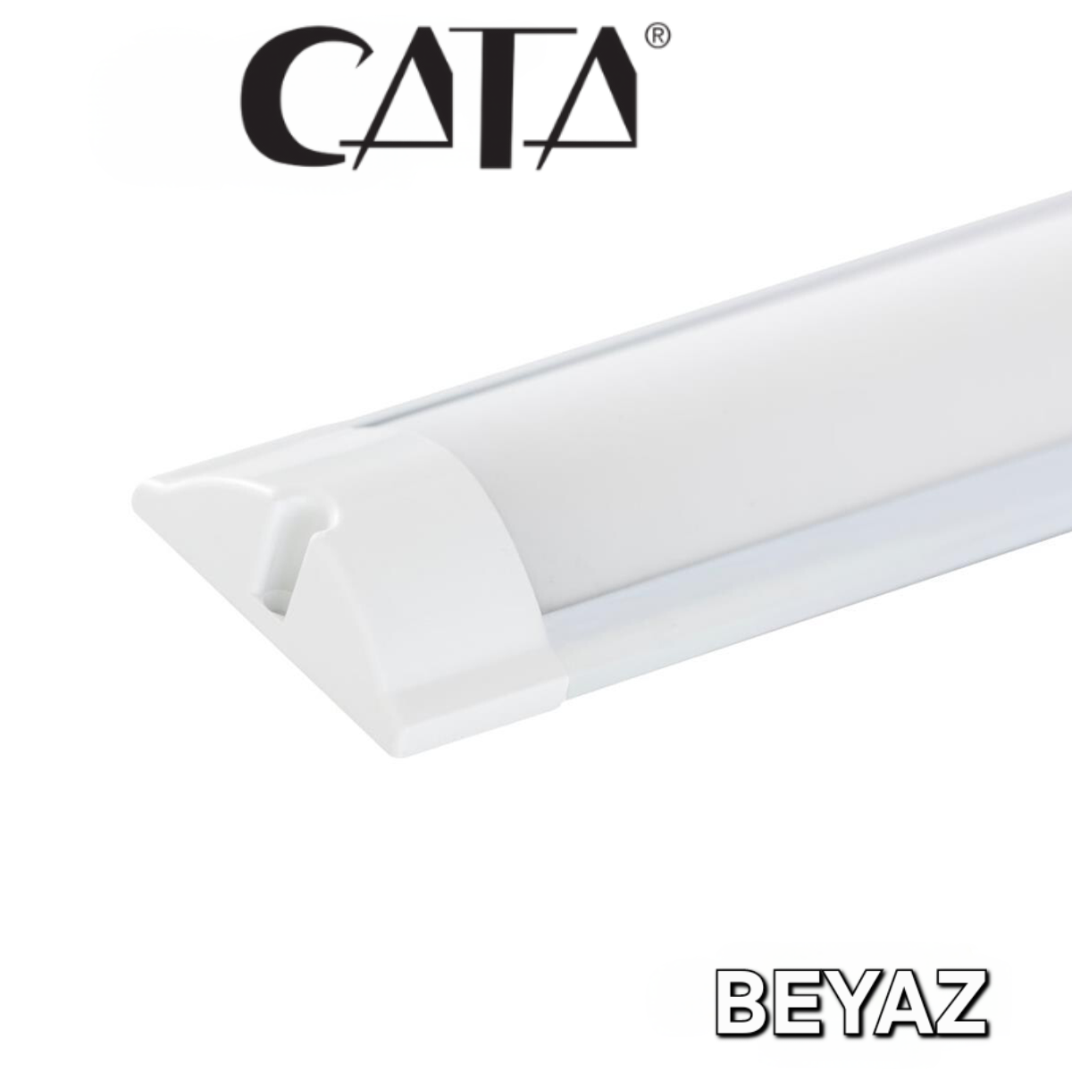 Cata 36W Yatay Ledli Bant Armatür Beyaz Işık