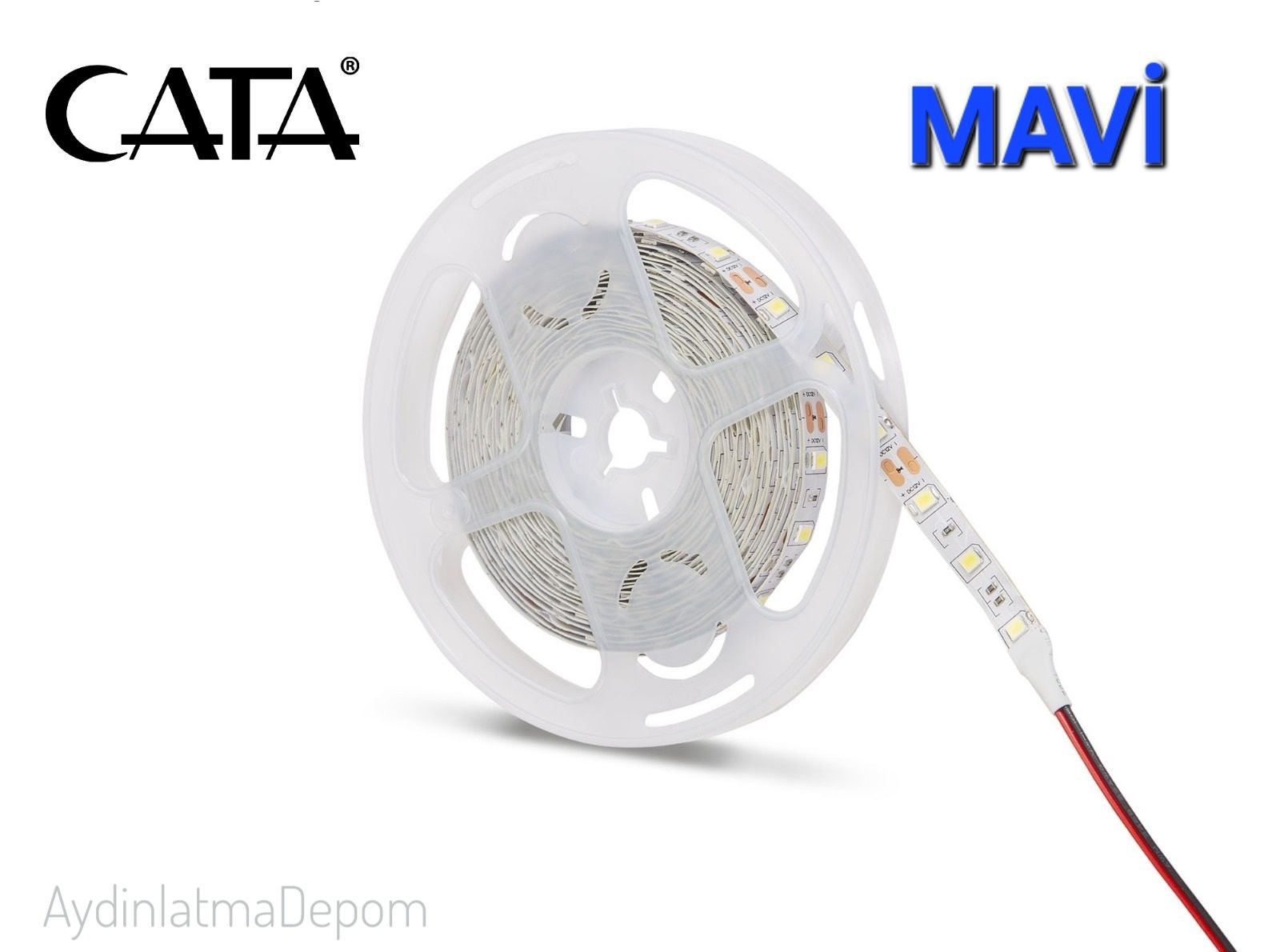 Cata 60 Çip Şerit LED İç Mekan Mavi (5 METRE