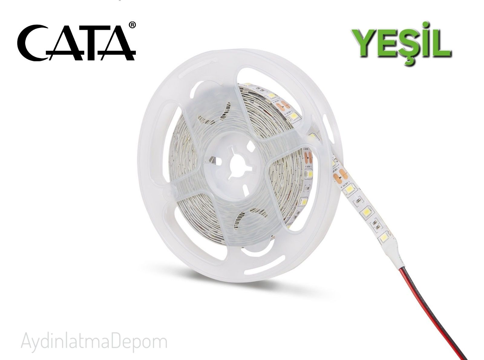 Cata 60 Çip Şerit LED İç Mekan Yeşil (5 METRE