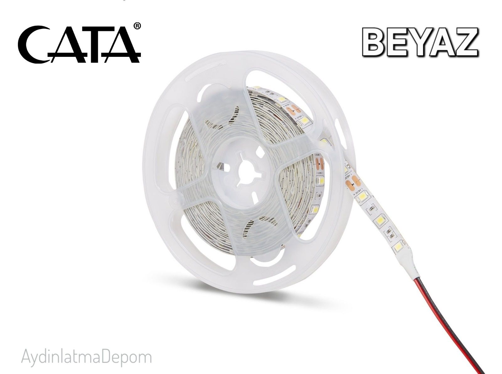 Cata 60 Çipli Şerit LED İç Mekan Beyaz Işık (5 METRE