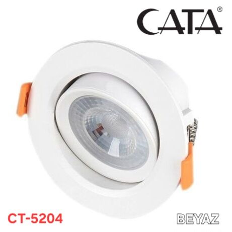 Cata 7W Akik LED Spot Beyaz Kasa Beyaz Işık