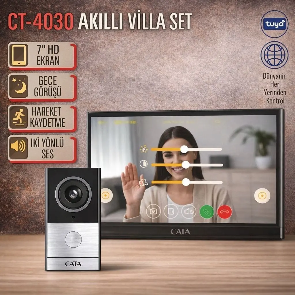 Cata Akıllı Villa Set ( 7 İnç Ekran