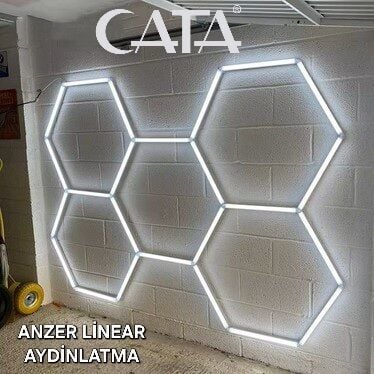 Cata Anzer Linear Armatür Beyaz Işık 240W