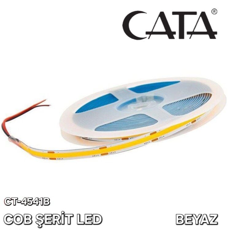 Cata Cob Şerit LED Beyaz (5 Metre