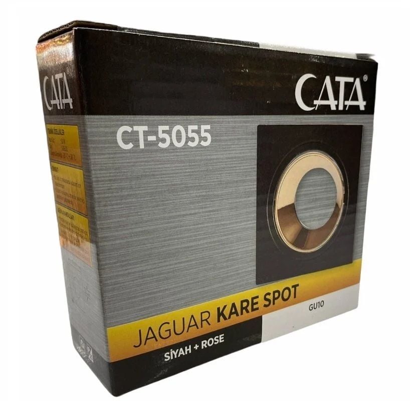 Cata Jaguar Kare Spot (Siyah Kasa-Bakır