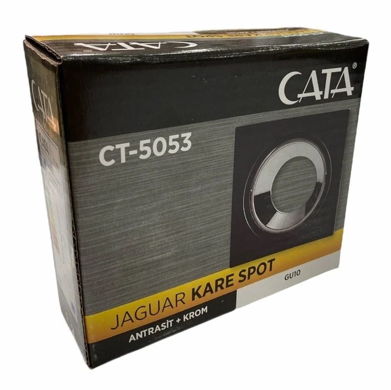 Cata Jaguar Kare Spot ( Siyah Kasa-Platin