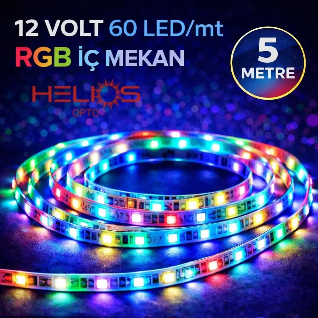 Helios RGB İç Mekan Şerit LED (5 Metre