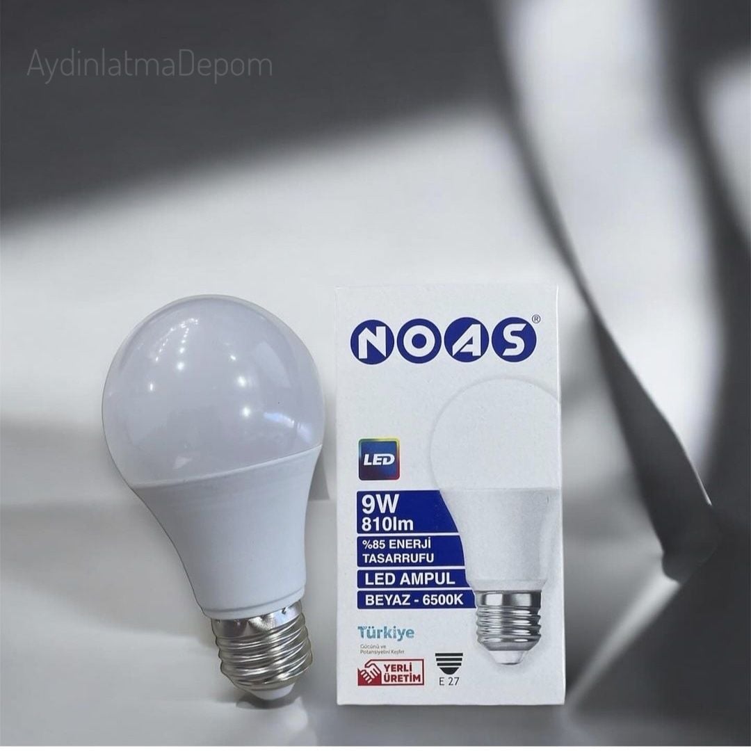 Noas 9 W LED Ampul Beyaz Işık