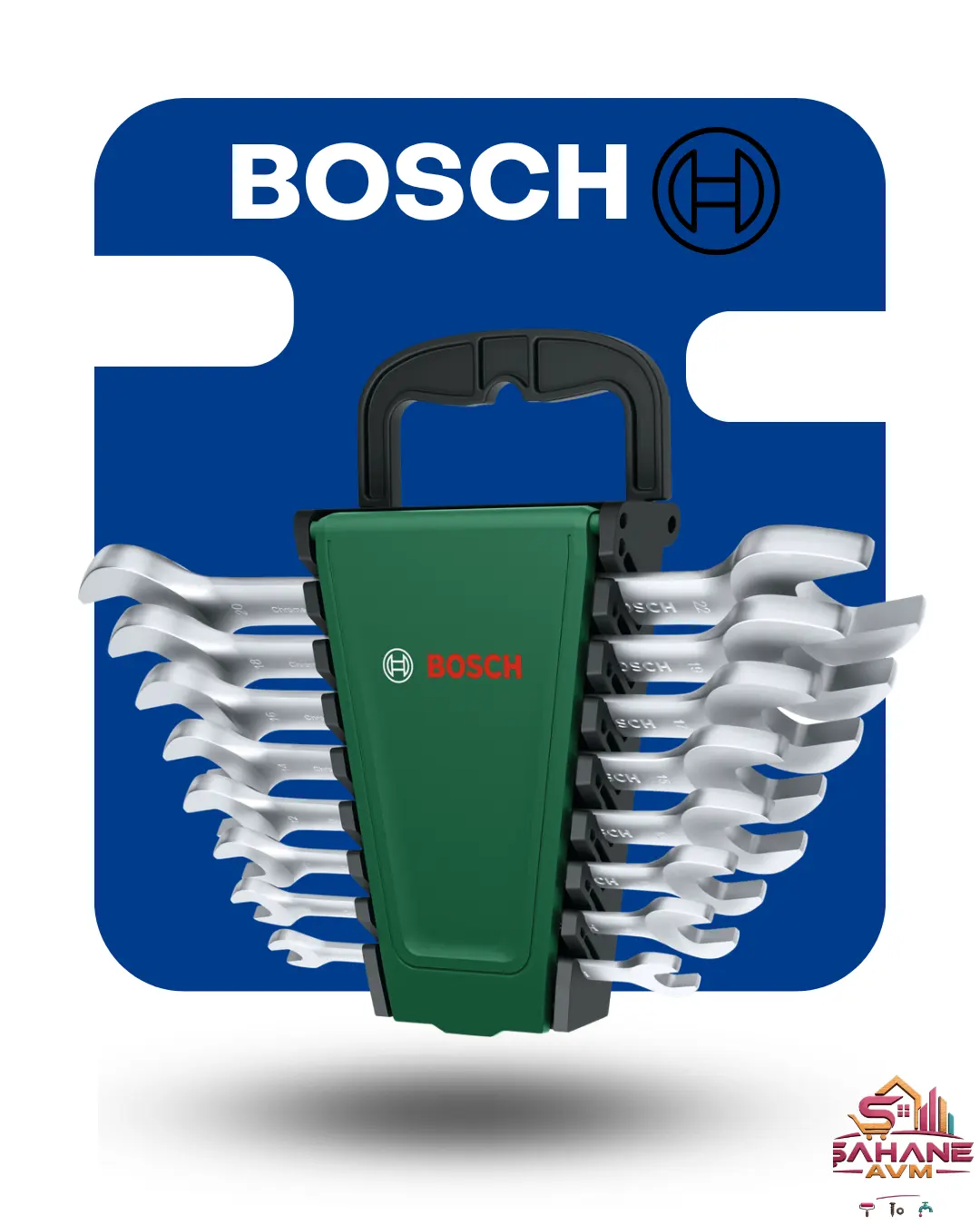 Bosch Çift Açık Ağızlı Anahtar Seti 8 Parça