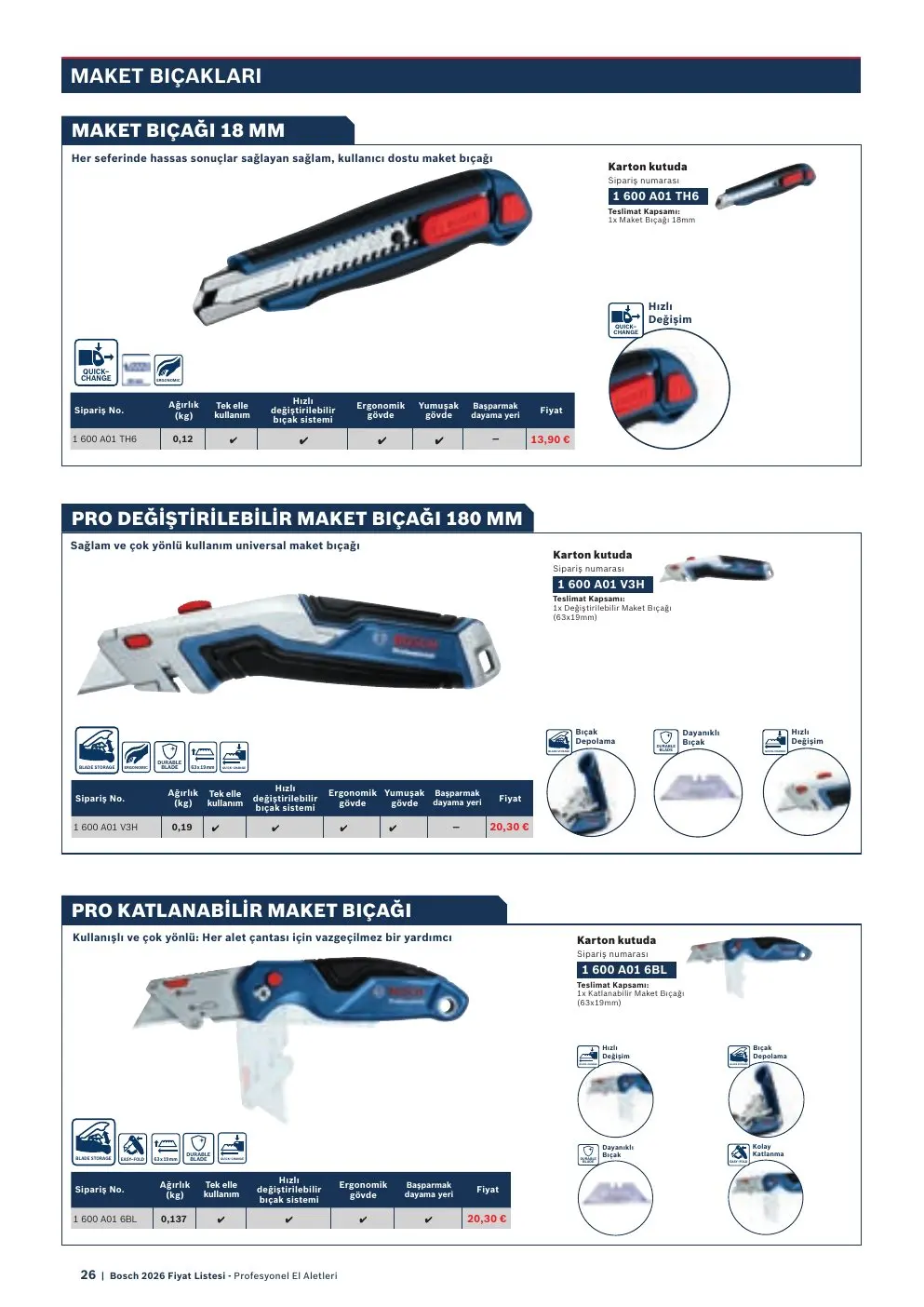 Bosch BLADE STORAGE ERGONOMIC BLADE 63x19mm QUICK–CHANGE
