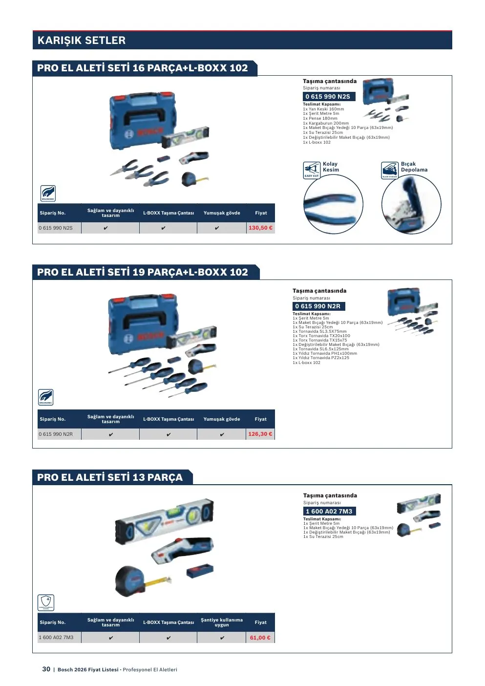 Bosch PRO EL ALETI SETI 13 PARÇA