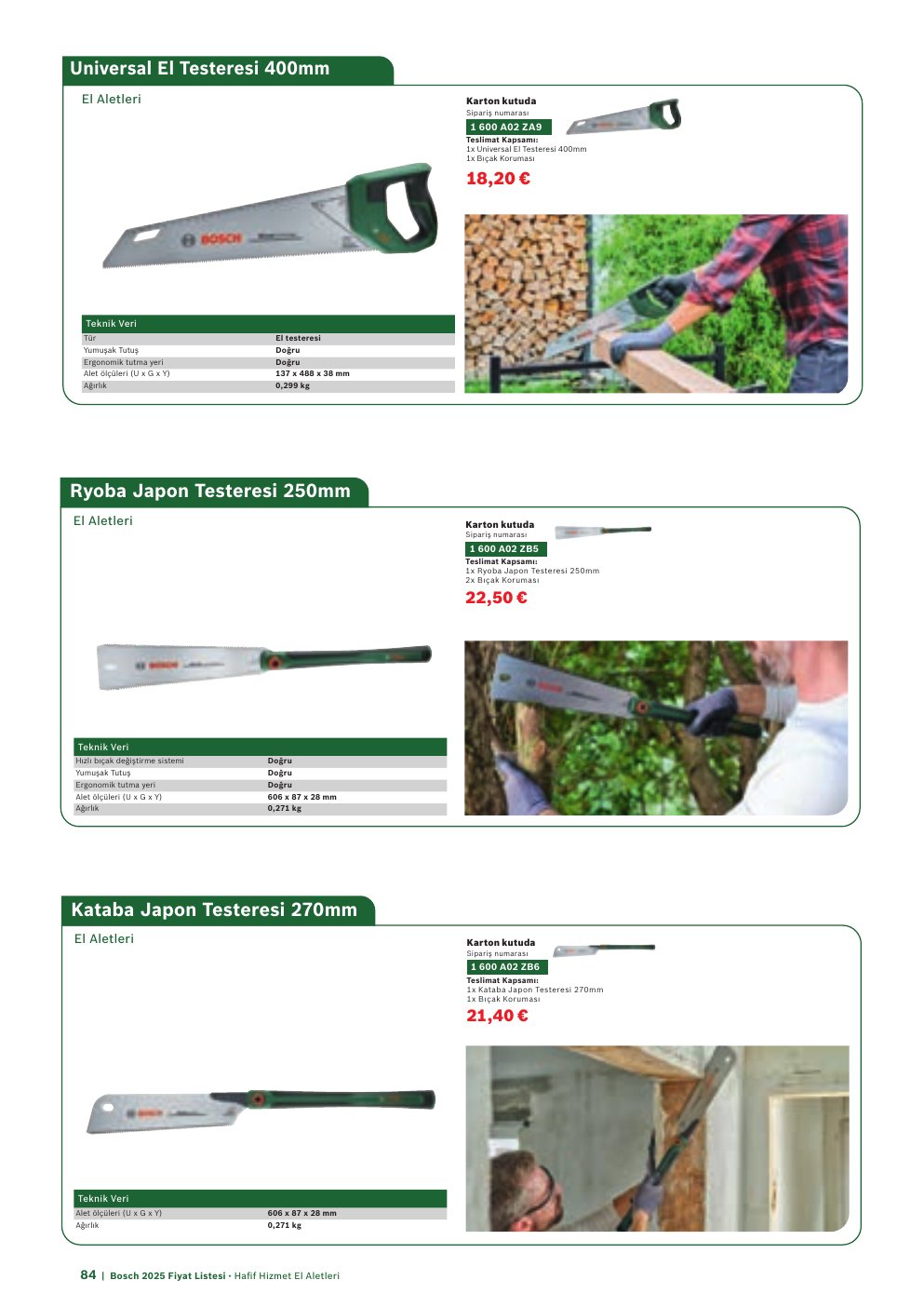 Bosch Universal El Testeresi 400mm