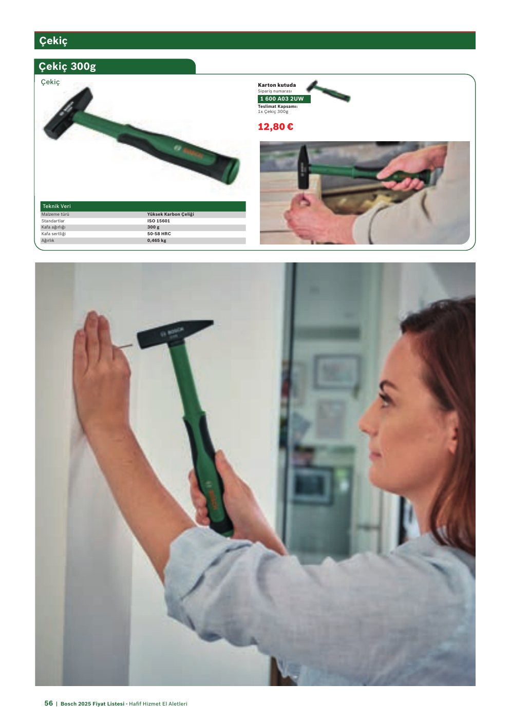 Bosch Çekiç 300g