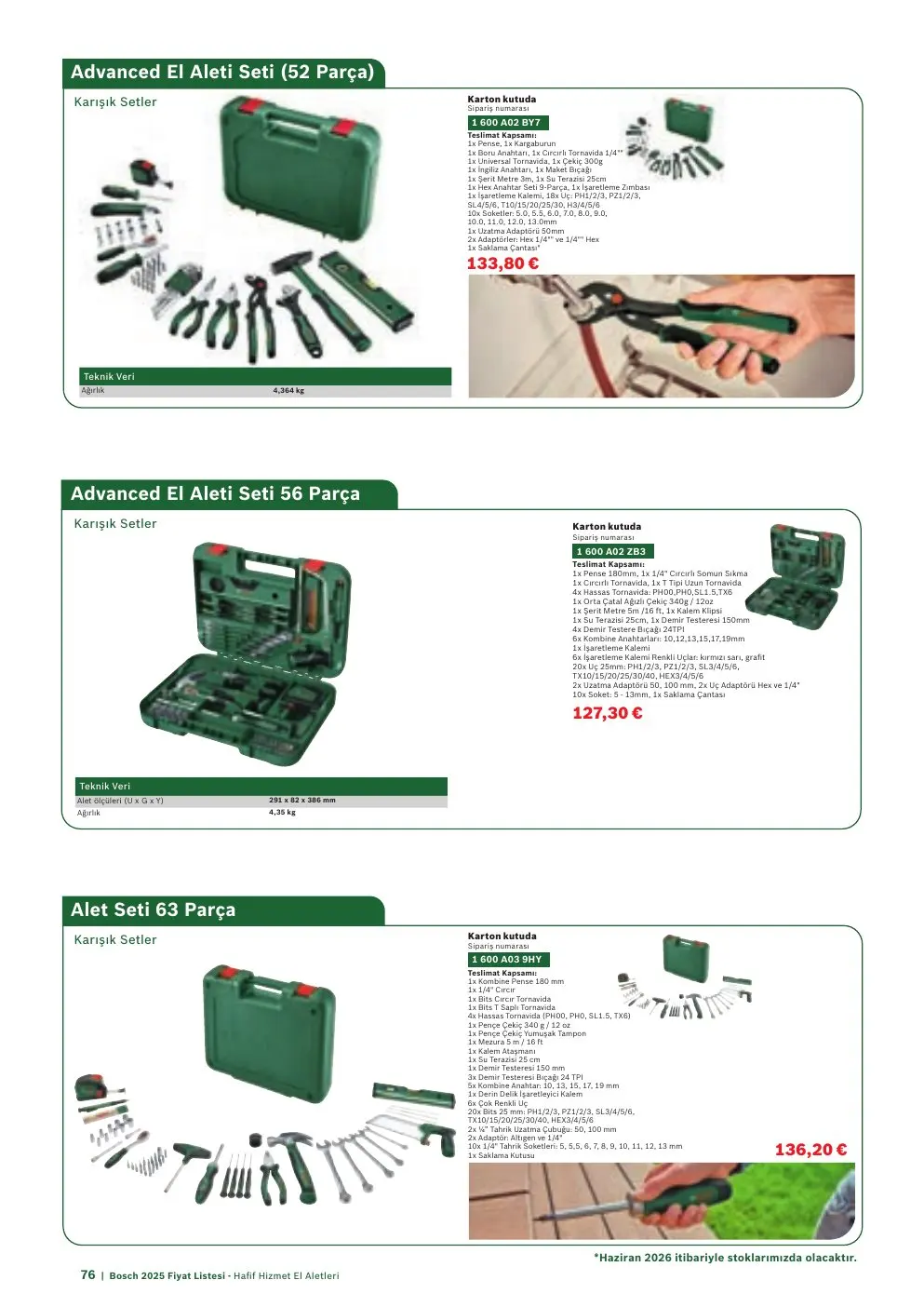 Bosch Alet Seti 63 Parça