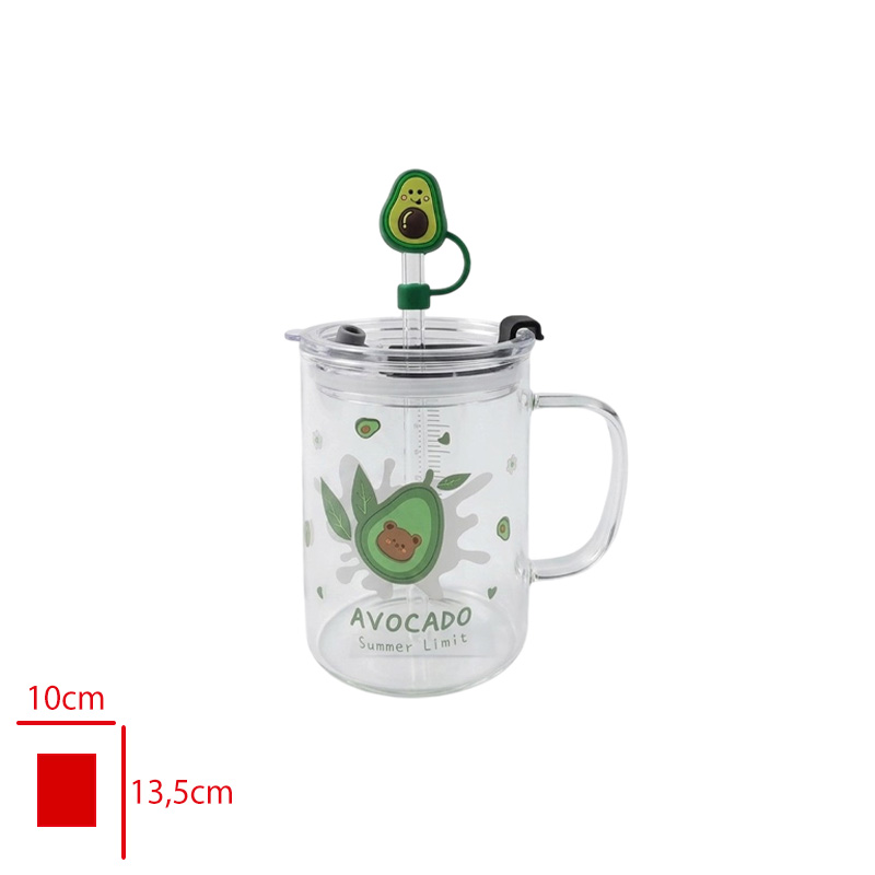 CAM PIPETLI BARDAK AVOKADO TEMALI KYR-5657