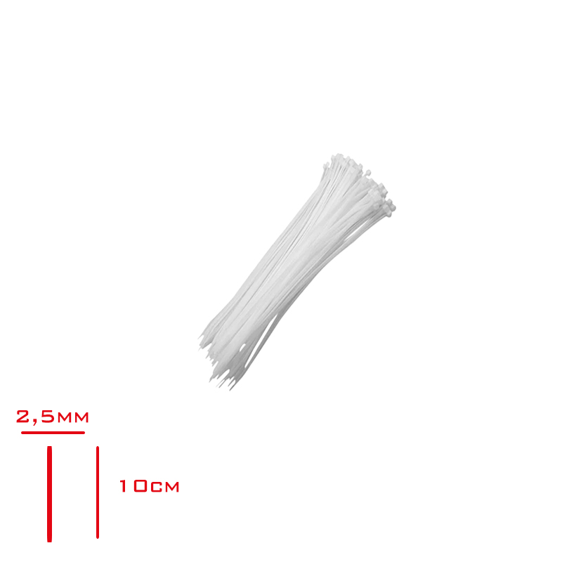 KABLO BAGI 2,5*100 MM 100 LU BEYAZ