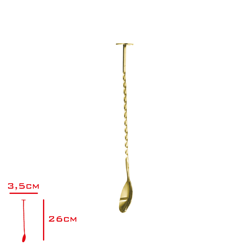 EVMONI BURGULU BAR KASIGI 27 CM ALTIN EVM-01055