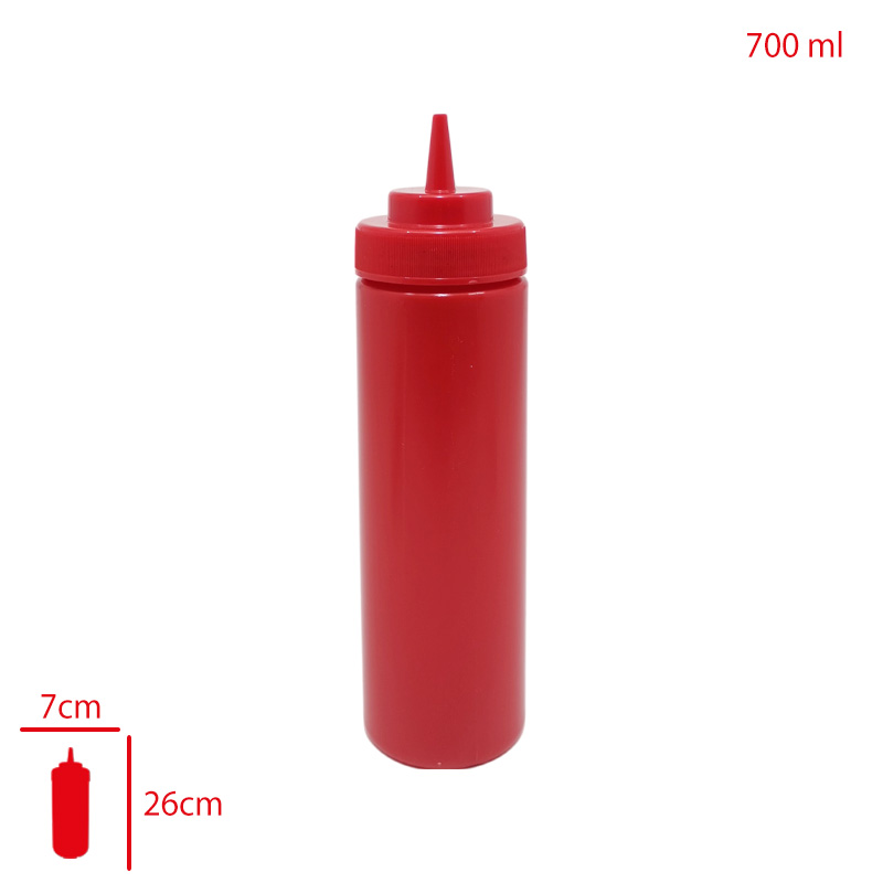 BORA MAYONEZ & KETCAP SISE KAPAKLI 700 ML KIRMIZI BO-2118