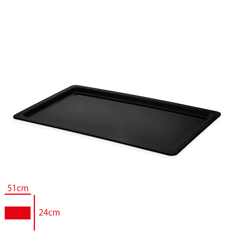 ATLAS TEPSI PASTANE SUNUM SIYAH 51X24X2 CM S706
