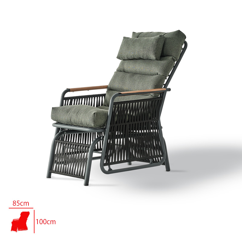 PAFFIA SPACE SWING SALLANIR KOLTUK METAL ANTRASIT