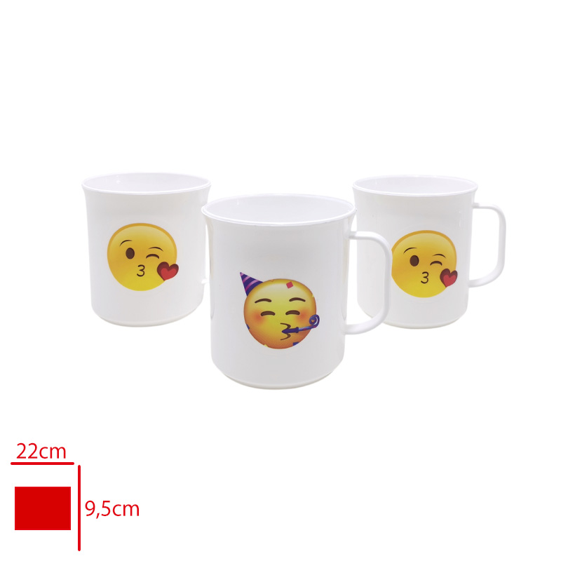AKSAN BARDAK DESENLI PLASTIK 3 LU LFY-291