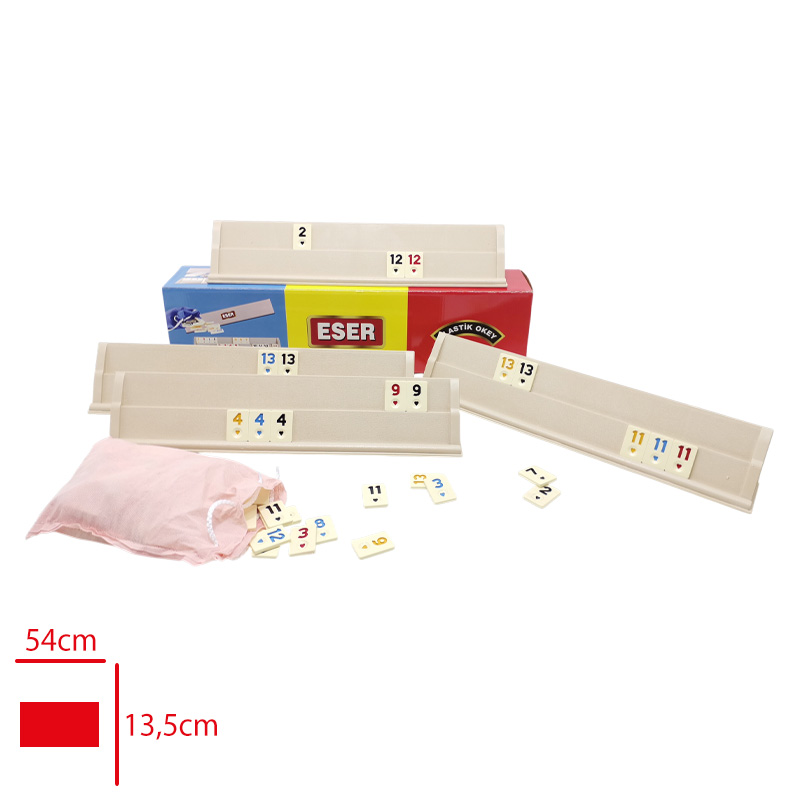 ESER PLASTIK OKEY TAKIMI MELAMIN TASLI BUYUK 1006