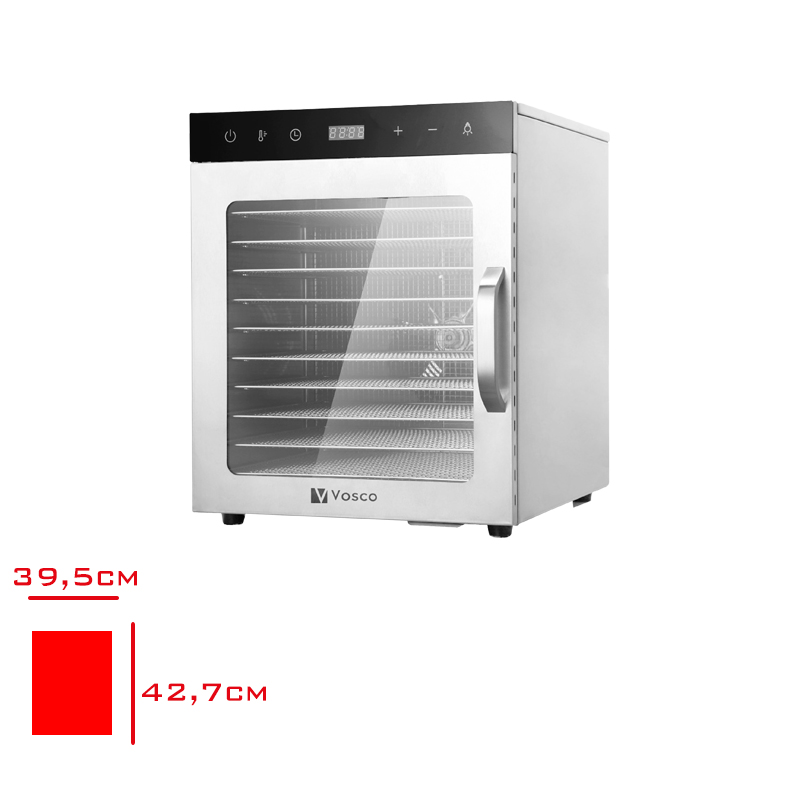 VOSCO PRO MEYVE KURUTMA MAKINESI 10 TEPSILI VSS-10H