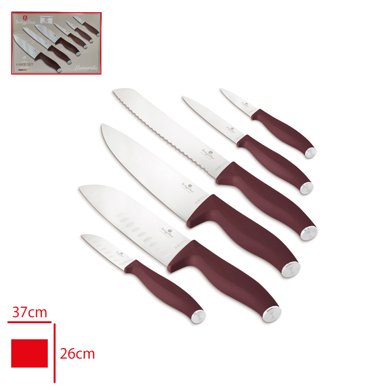 BERLINGER HAUS BICAK SET 6 PARCA LEONARDO BH-2951