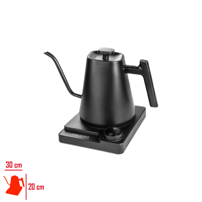 FELICITA DIJITAL KETTLE SQUARE 600 ML
