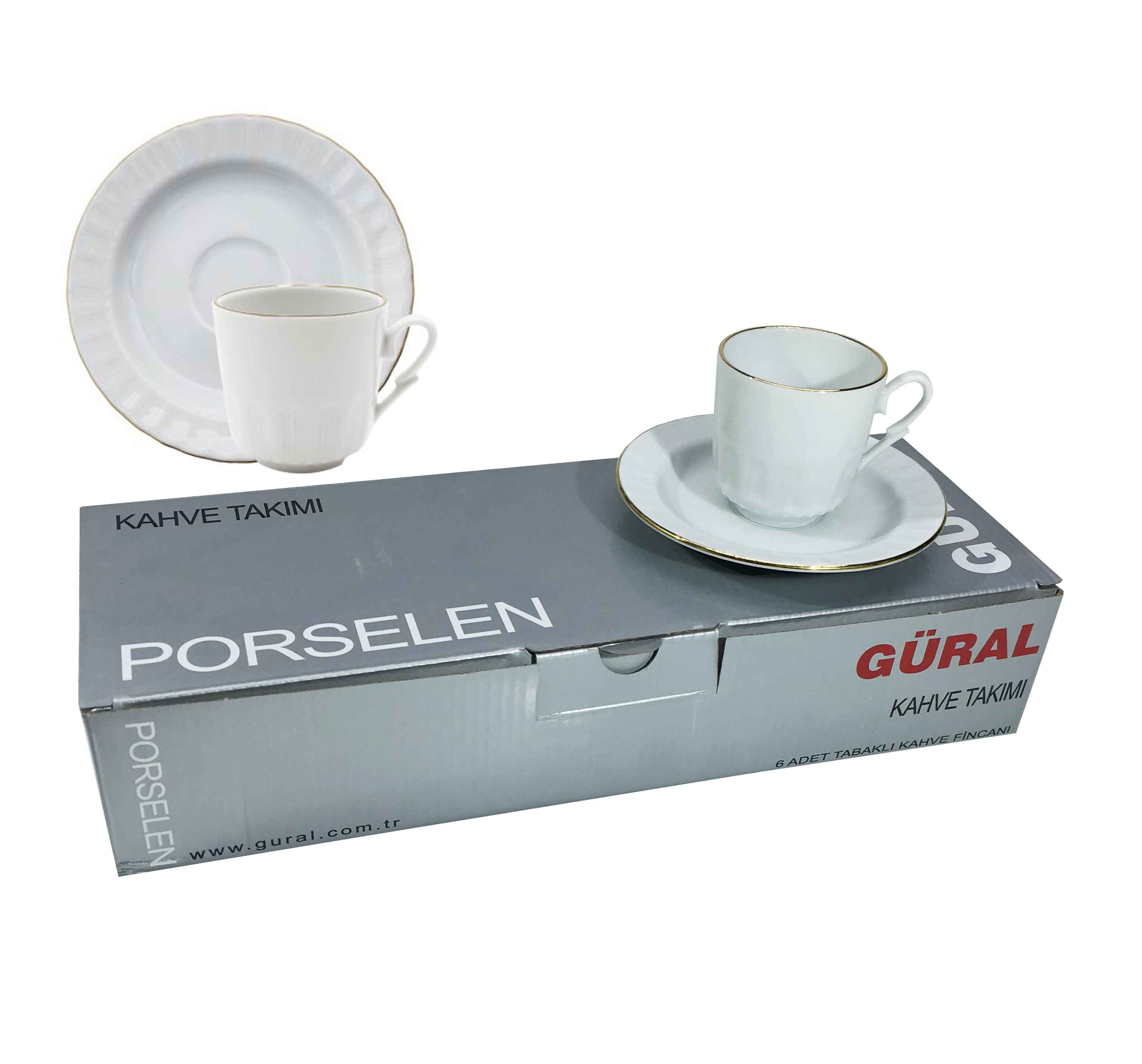 GURAL KAHVE FINCAN TAKIMI SEDEF 12 PRC SF12KT20/23