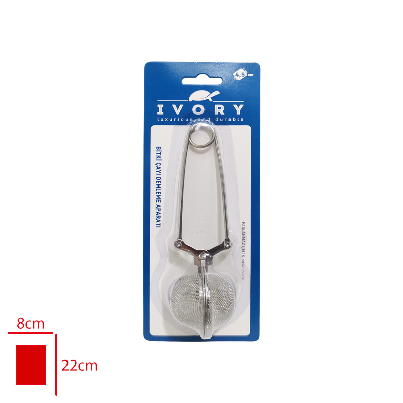 IVORY BITKI CAY SUZGECI 4,5 CM IVO-SZG101