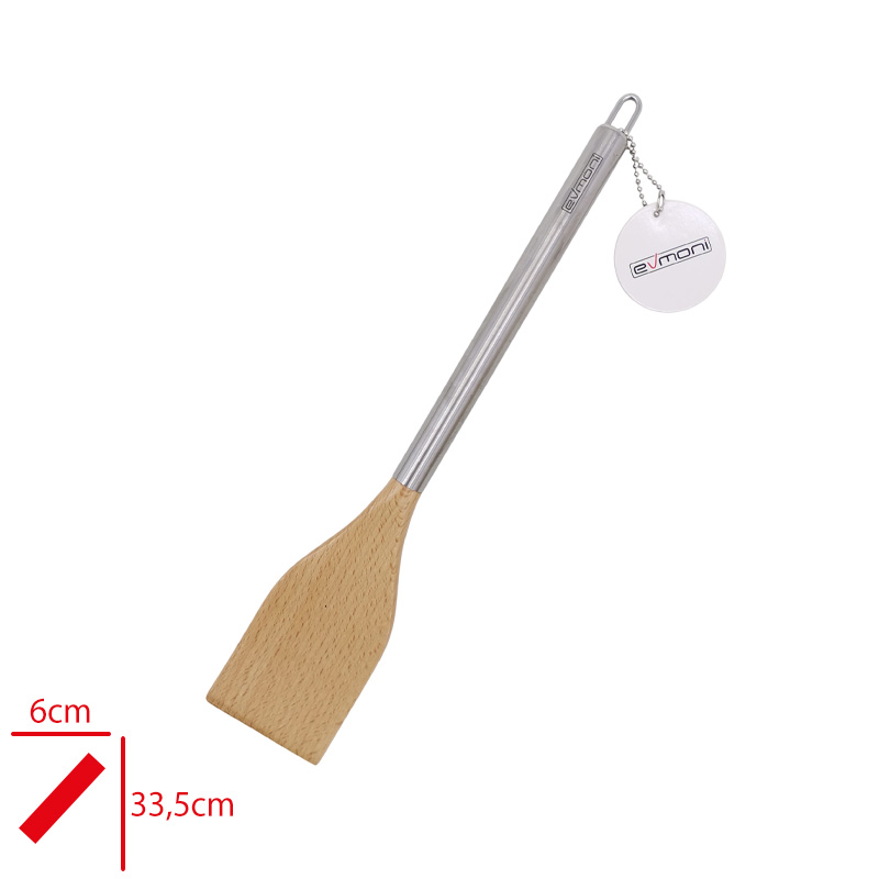EVMONI AHSAP SPATULA METAL SAPLI EVM-01003
