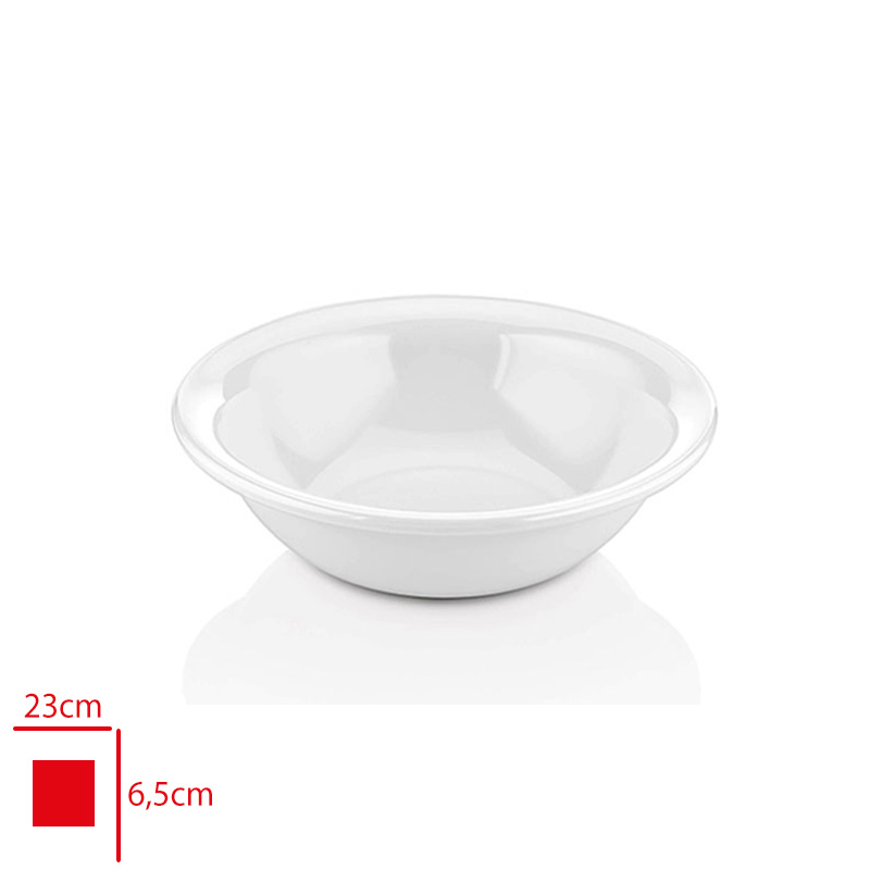 ATLAS KASE DERIN BEYAZ 23 CM 343