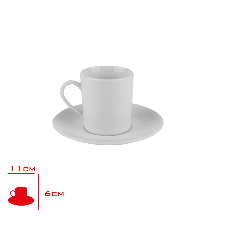 GURAL ATINA KAHVE FINCAN TAKIMI 80 CC ATN80KFT00
