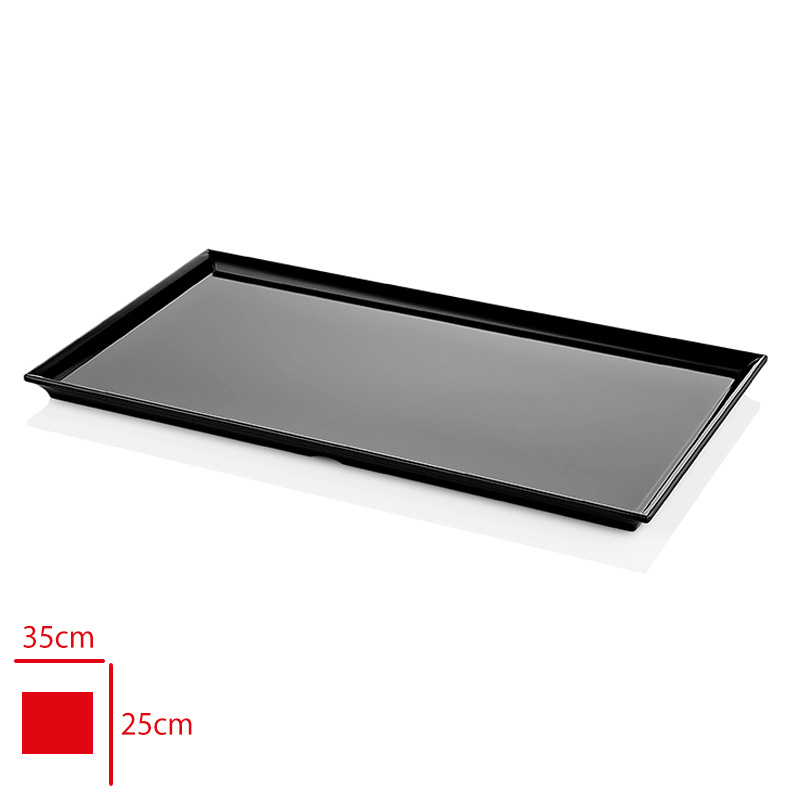 ATLAS TEPSI PASTANE SUNUM SIYAH 35X25 CM S703