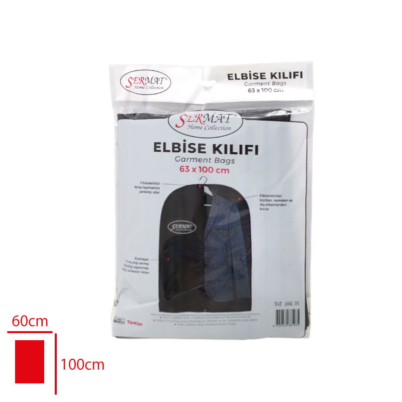 SERMAT ELBISE KILIFI 63*100 CM EV425