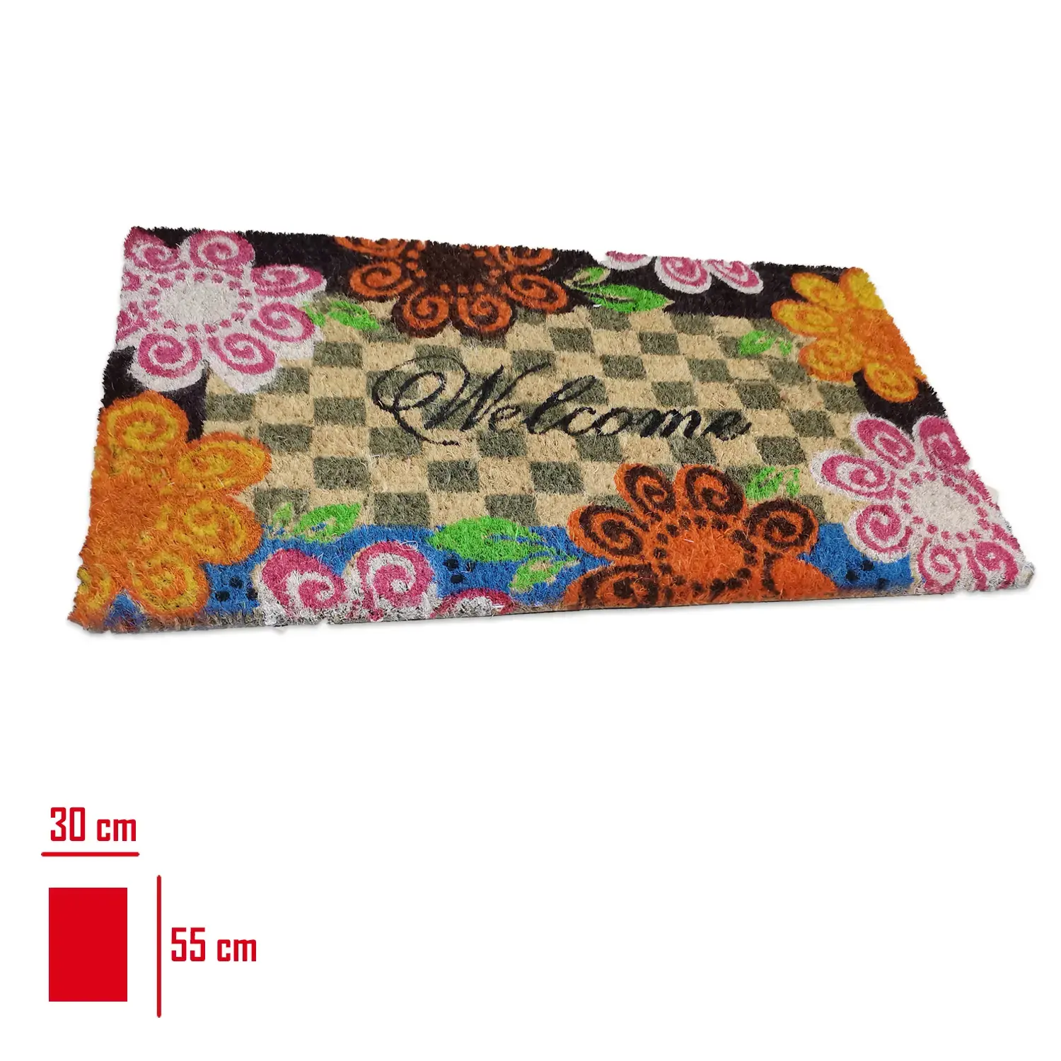 SERMAT KAPI ONU PASPASI PVC TABAN 30*55 PVC15