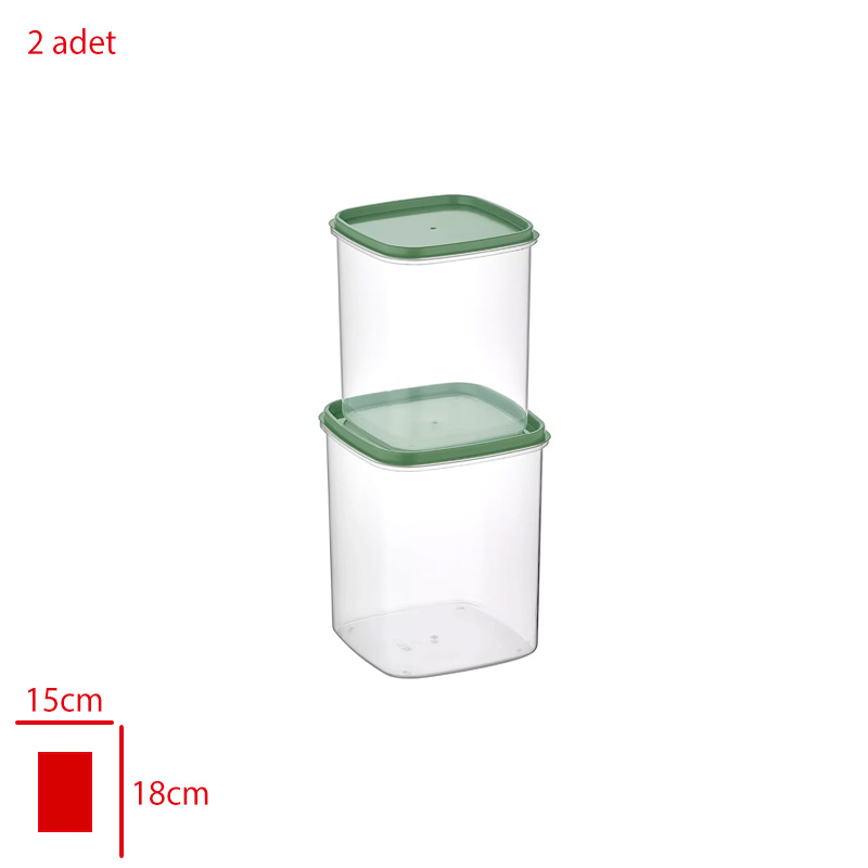 AVCILAR SAKLAMA KABI ASYA DIK RENKLI 2 LI ASORTI RENK (3*2 LT ) AV-235