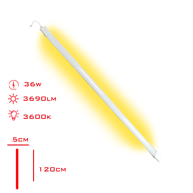 BANT ARMATUR YATAY ETANJ 36W 120 CM SARI ISIK LV-3106 / 3