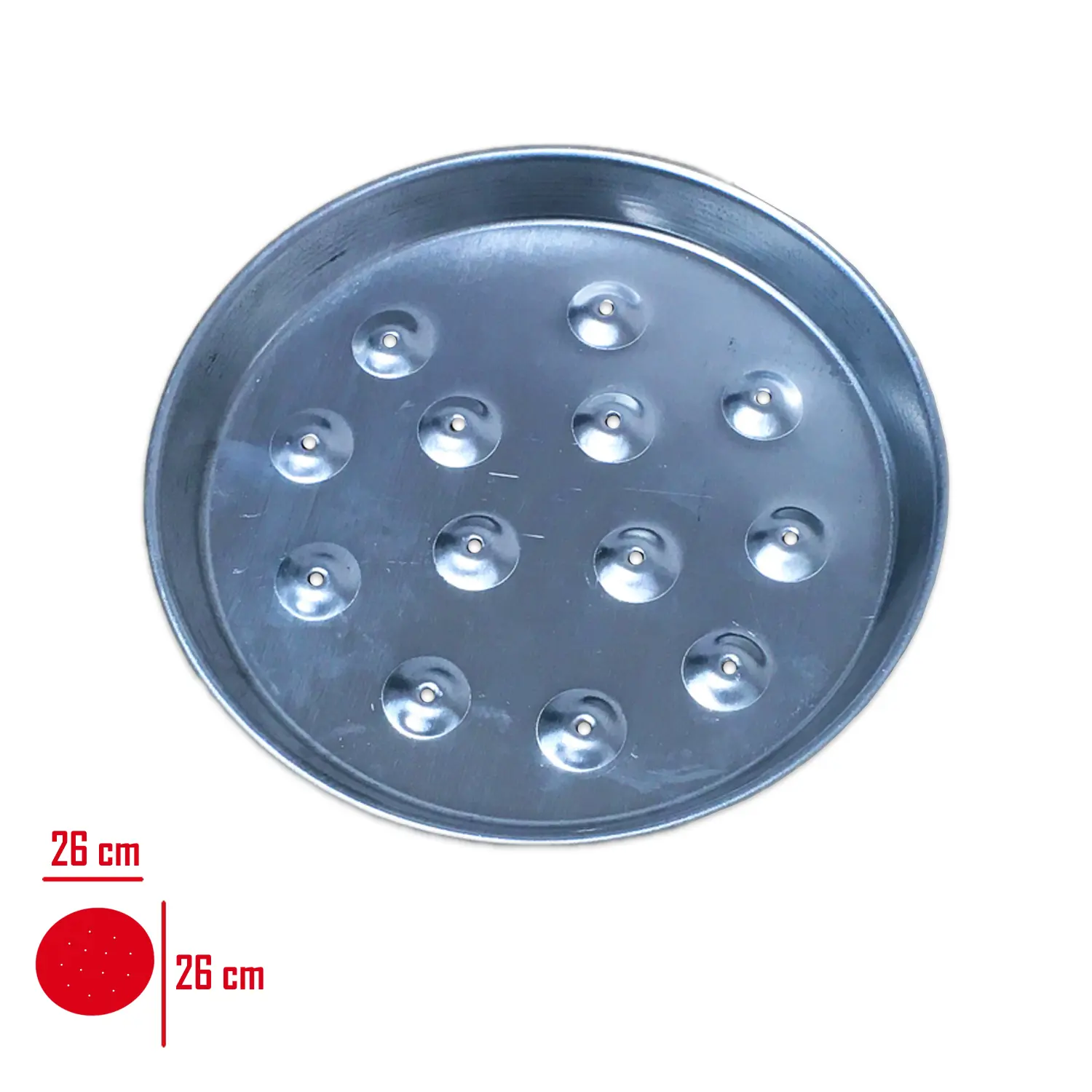 BARONI PIZZA TAVASI DELIKLI ALUMINYUM 154-26