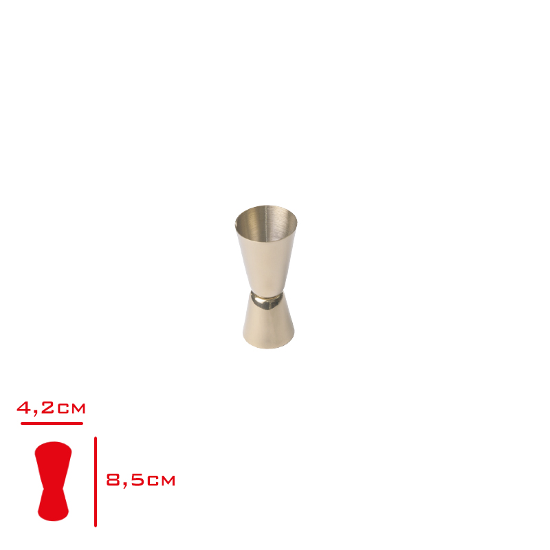 EVMONI JIGGER 2/4 201SS IKILI ALTIN EVM-01064